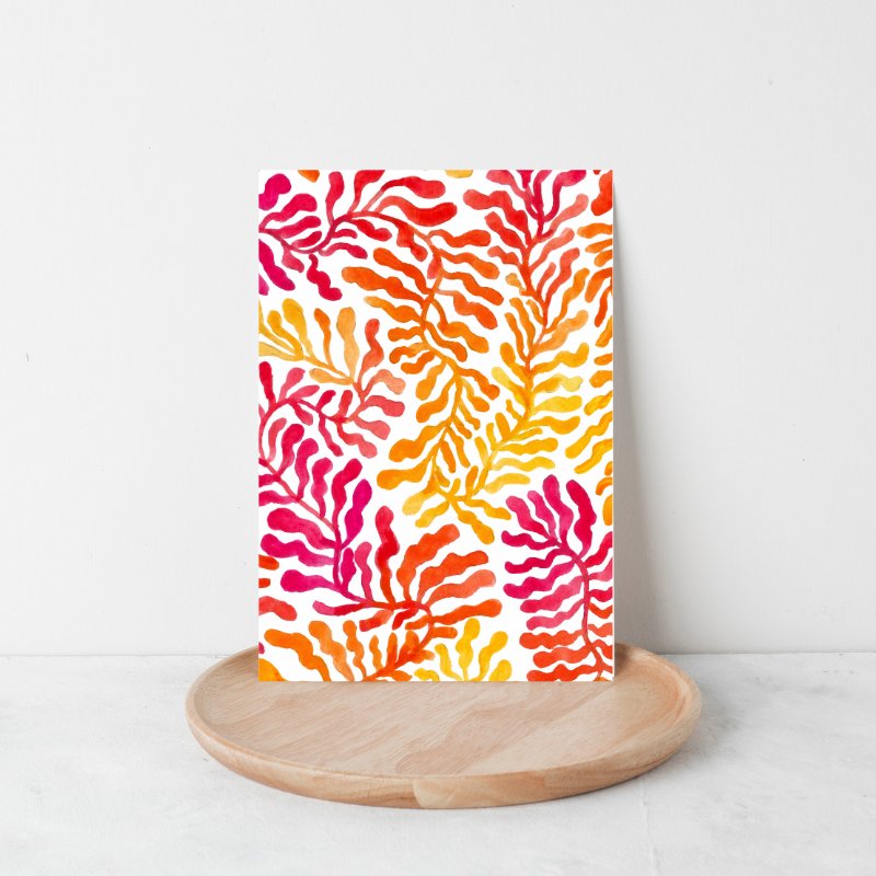 Greeting Card - Coral Sunset - Shop Online!