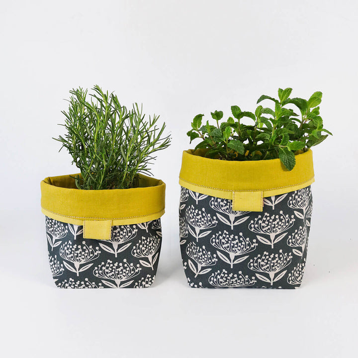 Reversible Soft Bucket - Pincushion Charcoal - Shop Online!
