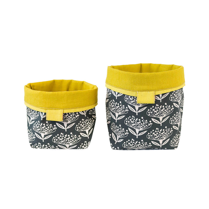 Reversible Soft Bucket - Pincushion Charcoal - Shop Online!