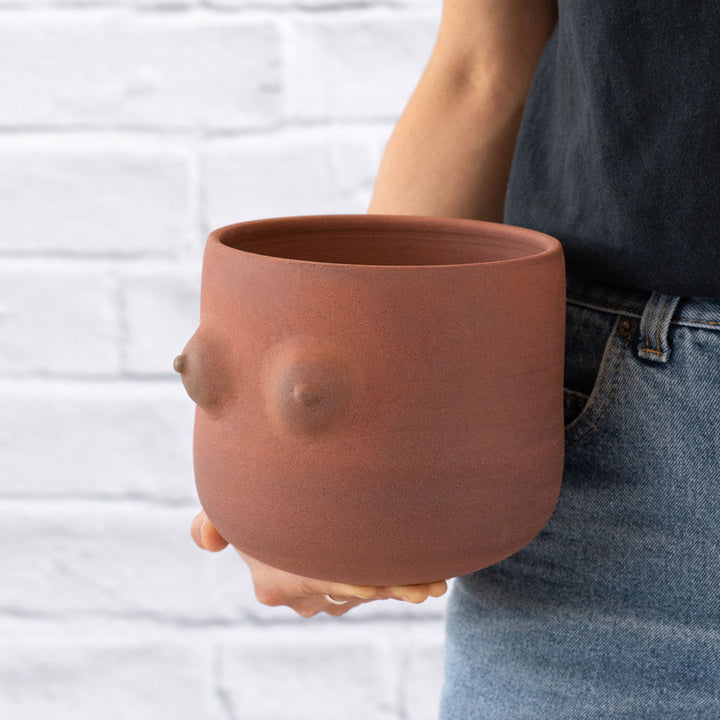 Boob Planter - Terracotta - Shop Online!