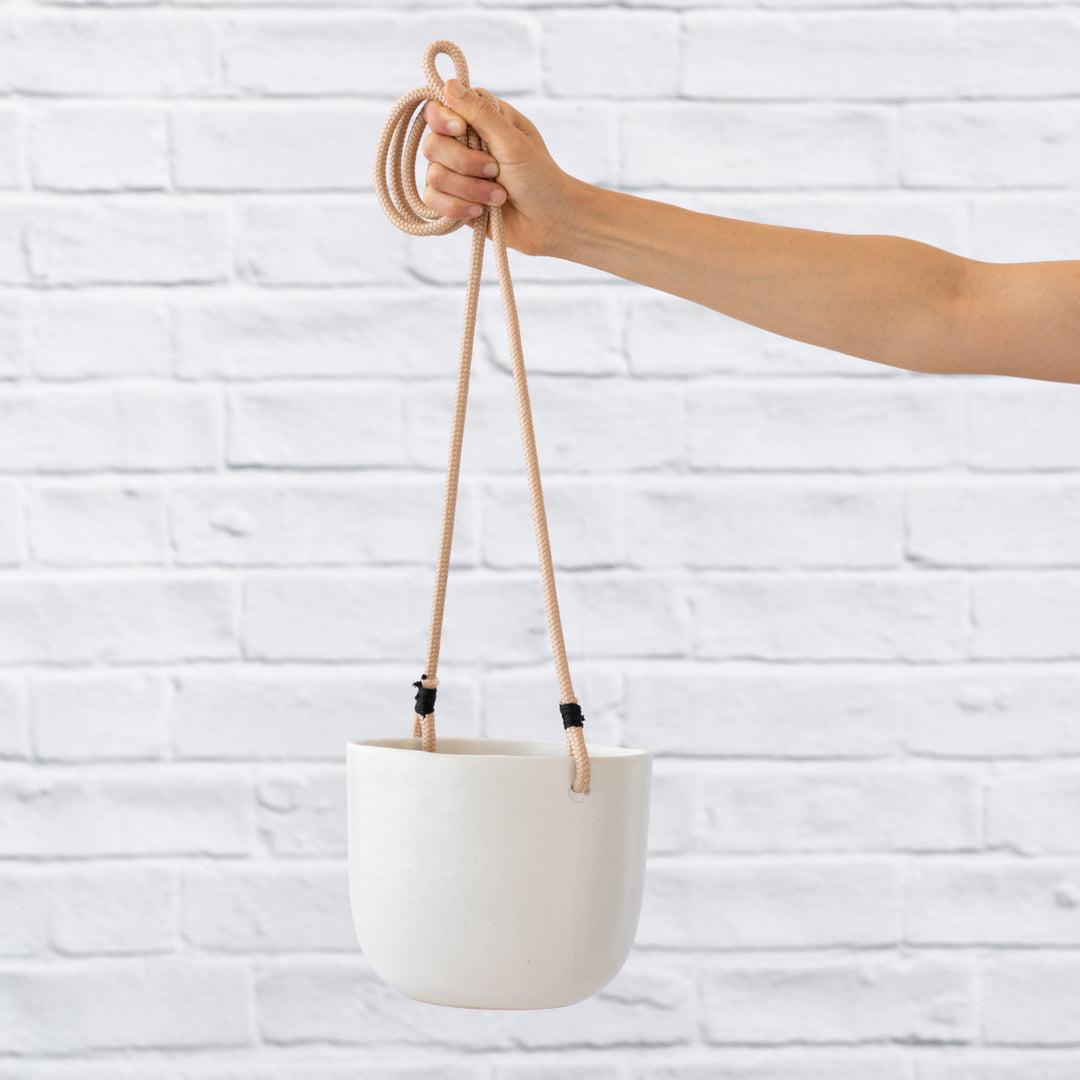 Moon Hanging Planter - White - Shop Online!