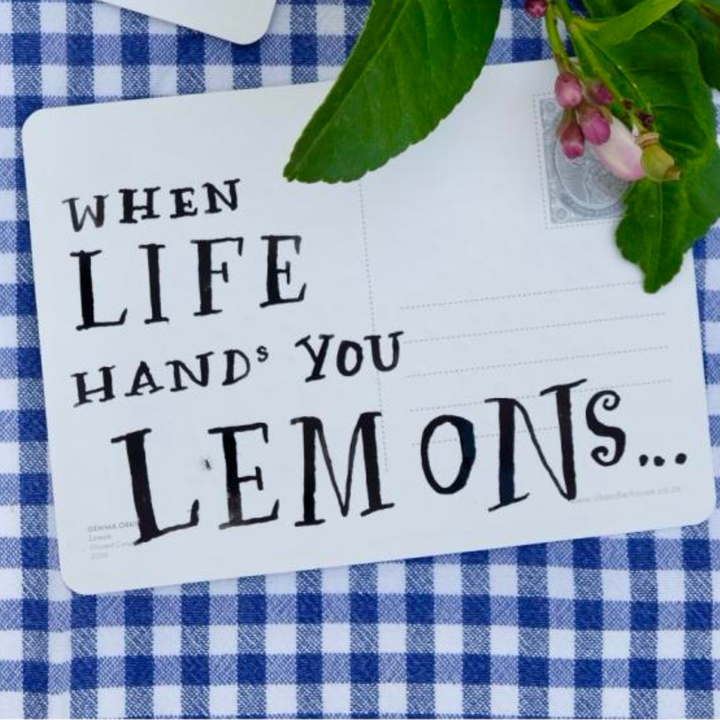 Gemma Orkin Lemon Post Card