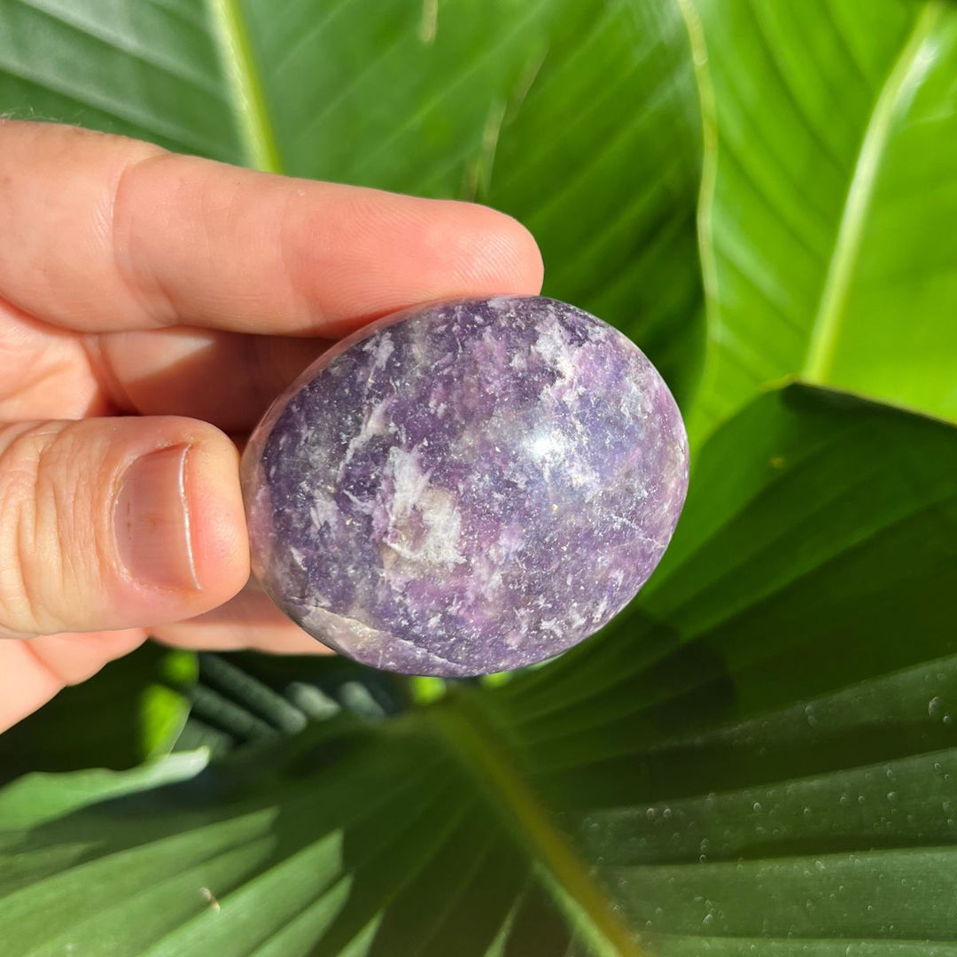 Lepidolite Gallets - Polished Palm Stones - Shop Online!