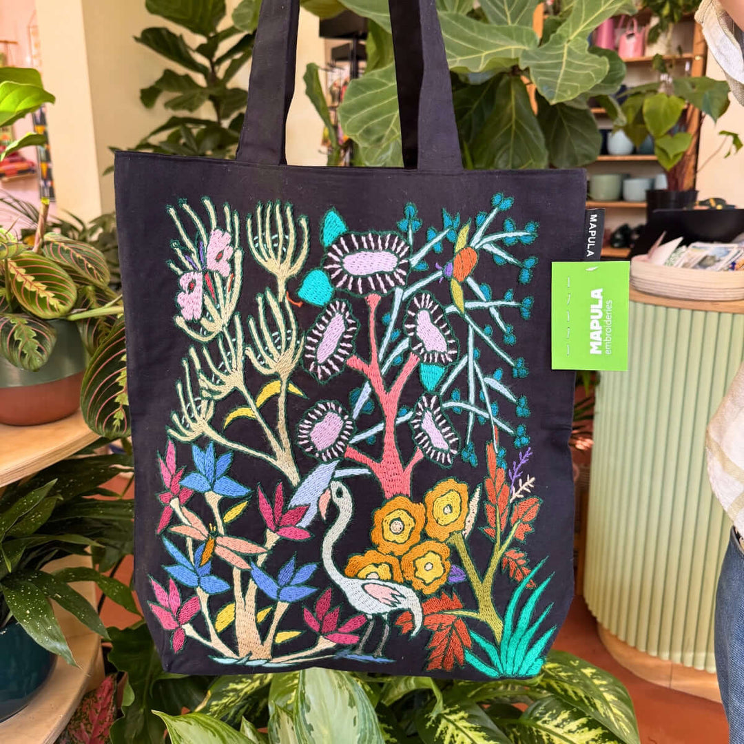 Mapula Embroidered Tote Bag
