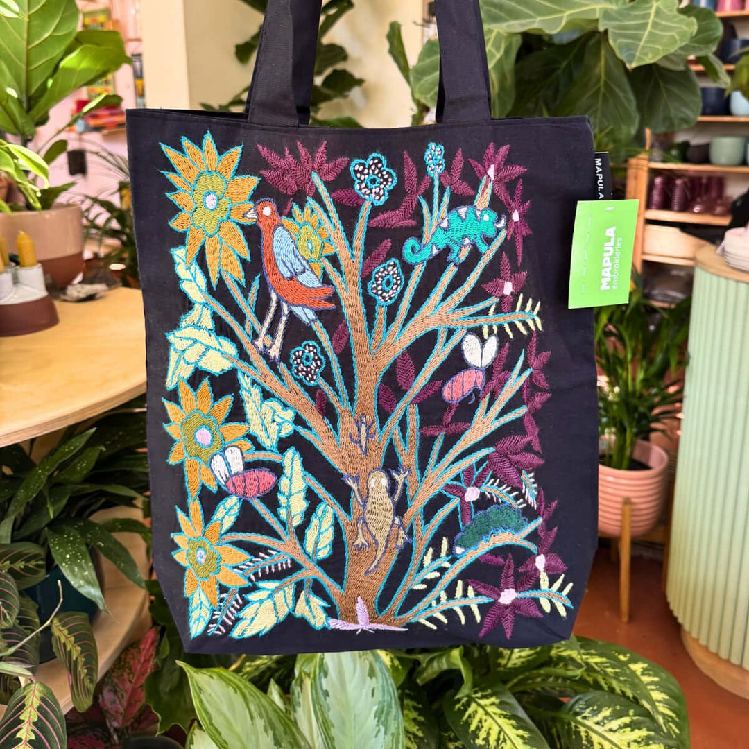 Mapula Embroidered Tote Bag