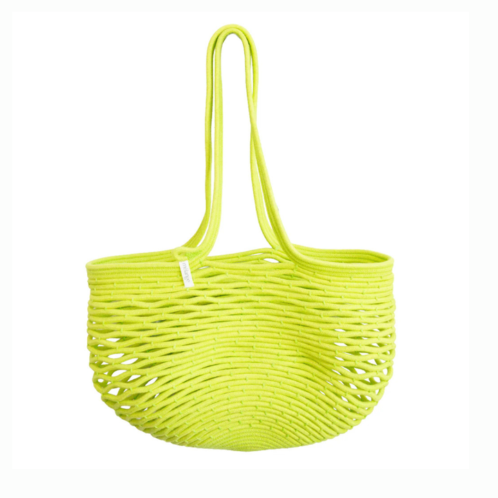 Pistchio net bag by Mis Melange on white background