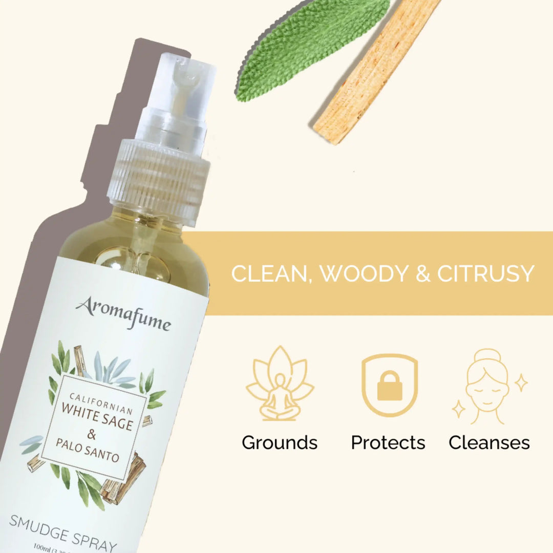 Aromafume Smudge Spray - Palo Santo & White Sage