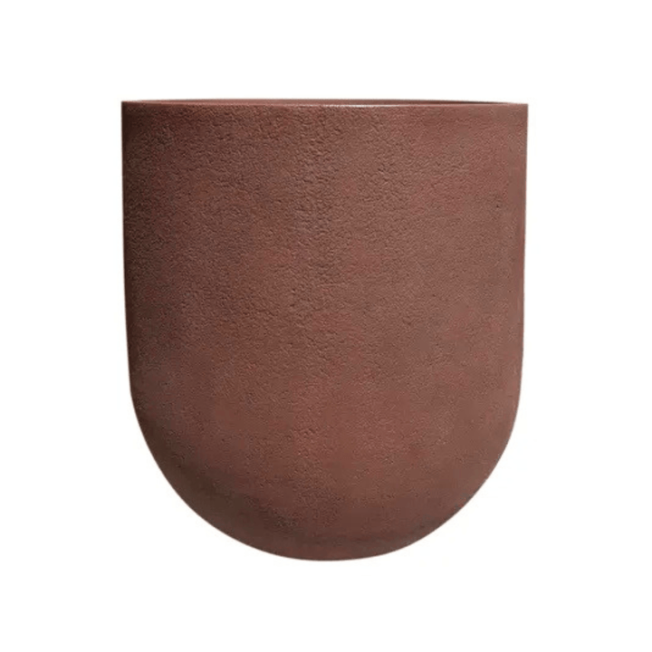 Rustic Cask Planter - Corten Steel with textured finish and modern design, perfect for homes and patios.