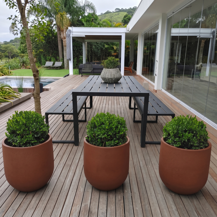 Rustic Cask - Corten Steel