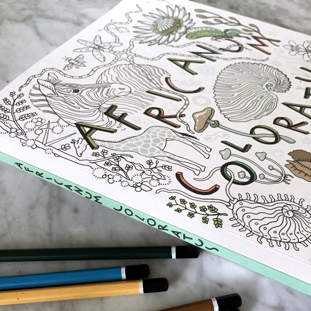 Africanum Coloratum angled image of front cover