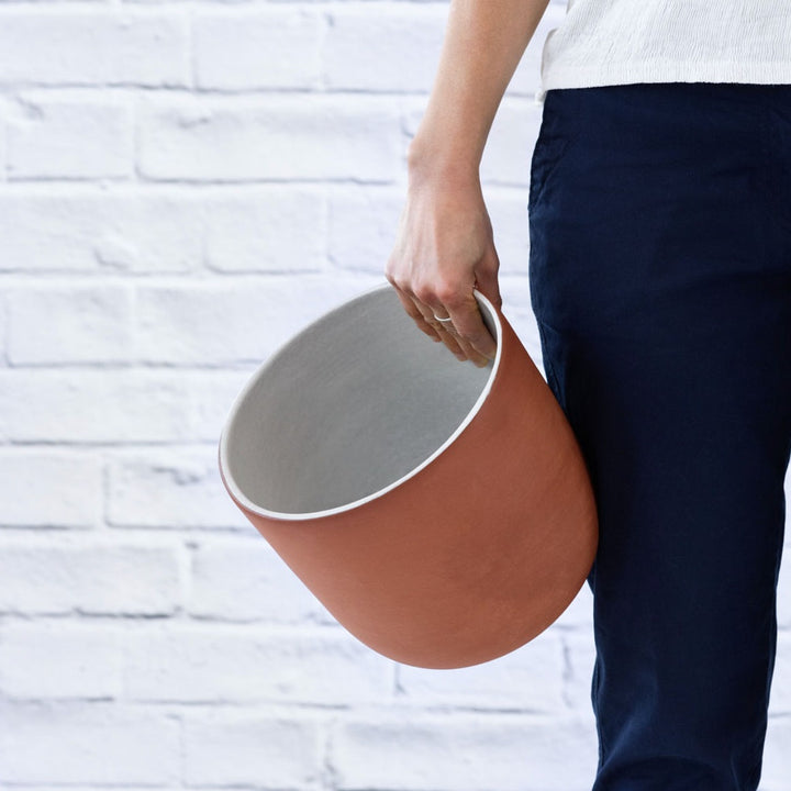 Moon Planter - Terracotta White - Shop Online!